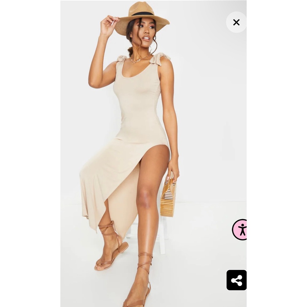 Sun dress w/ leg slit